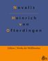 Novalis: Heinrich von Ofterdingen, Buch