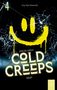 "4, Hrsg. Mara Schwarzfels, MARLENE EMMERT, COLD CREEPS, SNUFF." Gelber Smiley, zersplittertes Glas, düstere Stimmung., Buch