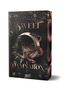 „Sweet Damnation“ von Kristin Glimmer, dekoriert mit einer roten Schlange und dunklem, mystischem Hintergrund.