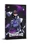 Text: "7Fates: Chakho" und "with BTS". Ein animierter Krieger posiert mit Pfeil und Bogen vor einem violetten Hintergrund., Buch