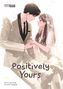 „Positively Yours 4“. Illustration eines Paares in Hochzeitskleidung, das sich zärtlich gegenüber sitzt., Buch