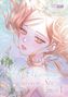 „Der Meermann in meinem See“, „paper toons“. Illustration: Junge Frau mit blonden Haaren, Blumen im Hintergrund., Buch