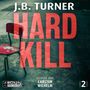 Große rote Buchstaben "HARD KILL", darunter ein roter Stuhl auf grauem Untergrund., MP3-CD