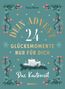 Tanja Köhler: Dein Advent – 24 Glücksmomente nur für dich. Das Kartenset. Illustration mit Kerzen und Stechpalmen.