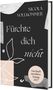 "Fürchte dich nicht. Das Buch zur Jahreslosung 2027. Nicola Vollkommer." Schwarzes Design, weiße Schrift, abstrakte Muster., Buch