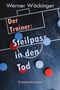 „Der Trainer: Steilpass in den Tod“, Kriminalroman. Illustration mit roten und blauen Spielchips auf einem Taktikbrett., Buch
