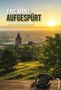 "ERIC MANZ AUFGESPÜRT NIEDERÖSTERREICH KRIMI." Aussicht auf eine Stadt in Abendlicht, vorn ein altes Telefon auf Holz., Buch