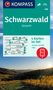: KOMPASS Wanderkarten-Set 888 Schwarzwald Gesamt (4 Karten) 1:50.000, KRT