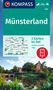 KOMPASS Wanderkarten-Set 849 Münsterland (3 Karten) 1:50.000, Karten, Karten