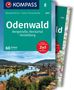 Elke Haan: KOMPASS Wanderführer Odenwald, 60 Touren mit Extra-Tourenkarte, Buch