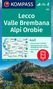 KOMPASS Wanderkarte 105 Lecco, Valle Brembana, Alpi Orobie 1:50.000, Karten