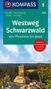 KOMPASS Wander-Tourenkarte Westweg Schwarzwald 1:50.000, Karten