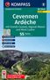Astrid Sturm: KOMPASS Wanderführer Cevennen, Ardèche mit Grands Causses, Aigoual-Massiv und Mont Lozère, 55 Touren mit Extra-Tourenkarte, Buch
