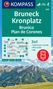 KOMPASS Wanderkarte 045 Bruneck, Kronplatz / Brunico, Plan de Corones 1:25.000, Karten