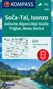 : KOMPASS Wanderkarte 2804 Soca-Tal, Isonzo, Alpi Giulie / Julische Alpen, Triglav, Nova Gorica 1:50.000, KRT