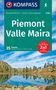 Oswald Stimpfl: KOMPASS Wanderführer Piemont, Valle Maira, 35 Touren mit Extra-Tourenkarte, Buch