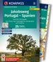 Robert Schwänz: KOMPASS Wanderführer Jakobsweg Portugal - Spanien, 25 Etappen mit Extra-Tourenkarte, Buch