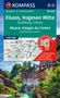 : KOMPASS Wanderkarten-Set 2221 Elsass, Vogesen Mitte, Alsace, Vosges du Centre (2 Karten) 1:50.000, KRT