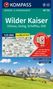 "Wilder Kaiser: Ellmau, Going, Scheffau, Söll. Wander- & Fahrradkarte, Maßstab 1:25 000. Reiß- & wasserfest." Darunter eine Berglandschaft.