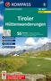 Wolfgang Heitzmann: KOMPASS Wanderführer Tiroler Hüttenwanderungen, 55 Touren mit Extra-Tourenkarte, Buch