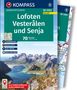 Lofoten, Vesterålen und Senja: 70 Touren. Wandführer. Nummer 5982 mit App. Berge vor klarem Himmel im Hintergrund., Buch