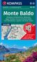 KOMPASS Wanderkarte 129 Monte Baldo, Malcesine, Nago-Torbole, Garda 1:25.000, KRT