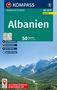 Michael Will: KOMPASS Wanderführer Albanien, 50 Touren mit Extra-Tourenkarte, Buch
