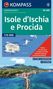 „Isole d’Ischia e Procida“, Wander- und Fahrradkarte, 1:15.000, mit Küstenansicht und Inselkarte.