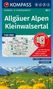 Allgäuer Alpen Kleinwalsertal Karte, 1:50 000, GPS-Ortung, reiß- & wasserfest, mit Panorama. Zeigt Berge und Blumenwiese.