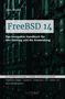 "FreeBSD 14: Das kompakte Handbuch für den Einstieg und die Anwendung." Technikbuch mit Server-Racks im Hintergrund., Buch