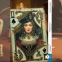"Пиковая дама," ein illustriertes Spielkarten-Design mit der Dame in aufwendiger Kleidung und Kopfschmuck.