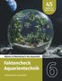 Cover eines Buches von Hermann Huemer über Aquarientechnik; zeigt ein rundes Aquarium mit Fischen und Pflanzen., Buch