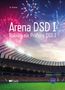 "Arena DSD I: Training zur Prüfung DSD I". Stadion mit Feuerwerk und Logo "Praxis Spezialverlag DaF". A2-B1., Buch