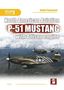 „North American Aviation P-51 Mustang with Allison engine“. Zwei Flugzeuge fliegen über eine Berglandschaft., Buch