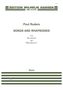 Poul Ruders: Songs and Rhapsodies for Accordion and Wind Quintet (Score), Noten