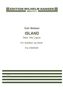 Carl Nielsen: Island (Piano & narrator), Noten