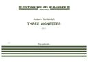 Anders Nordentoft: Three Vignettes (For viola solo), Noten