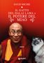 Text: "David Michie. Il gatto del Dalai Lama e il potere del miao. Romanzo. Giunti." Ein Mönch und eine Katze auf rotem Hintergrund.