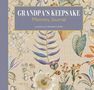 "GRANDPA'S MEMORIES for MY GRANDCHILD: A Journal and Keepsake." Hintergrund: Rauten-Muster in Pastellfarben., Buch