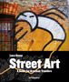 „Luca Greco, Graffiti Art, an Unconventional guide“. Ein Graffiti eines Vogels auf gelbem Hintergrund., Buch