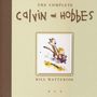 "The Complete Calvin and Hobbes" von Bill Watterson. Illustration: Ein Junge und ein Tiger fahren in einem Einkaufswagen.