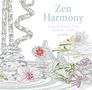 Zen Harmony, Ausmalbuch für innere Ruhe, Sara Muzio. Illustration: Bambus, Steine, Lotusblüten, dekorativer Fisch., Buch