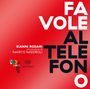 FAVOLE AL TELEFONO, GIANNI RODARI, introduzione di MARCO MISSIROLI; rot-weißer Hintergrund, Logos unten.
