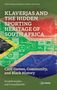 Buchtitel: "Klaverjas and the Hidden Sporting Heritage of South Africa". Hintergrund: Südafrikas Flagge kartographisch., Buch