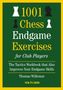 "1001 Chess Endgame Exercises for Club Players" von Thomas Willemze, mit Schachfiguren auf grünem Hintergrund., Buch