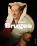 Text: "Connected Worlds of Bruges". 

Illustration: Eine Frau und ein Mann in traditioneller Kleidung, Seite an Seite.