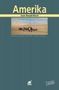 "Amerika" und "Jean Baudrillard" oben. Foto der Wüste mit Menschen. Unten Logos. Blaues Cover.
