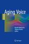 "Aging Voice" in großer Schrift auf blauem Hintergrund, darunter Namen der Herausgeber. Bunte, wellenförmige Muster darunter.