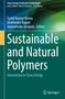 „Sustainable and Natural Polymers“: Buchcover in Grün- und Blautönen, Logo von Springer unten rechts., Buch