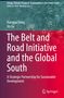 Buchtitel: "The Belt and Road Initiative and the Global South". Autoren: Xiangyu Dong, Jin Gu. Hintergrund mit Hexagonen., Buch